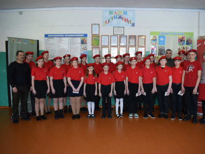 В ряду юнармейцев Пинежья прибыло