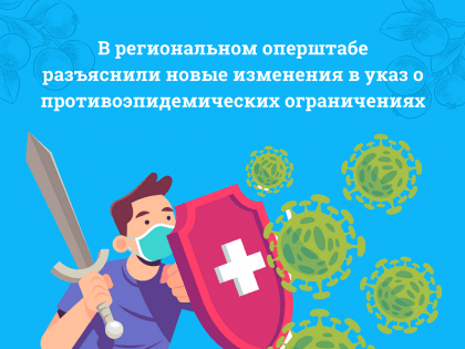 В региональном оперштабе разъяснили новые изменения в указ о противоэпидемических ограничениях