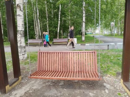 В Майском парке – дополнительное благоустройство