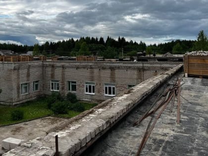 В поселке Приводино  идет капремонт амбулатории