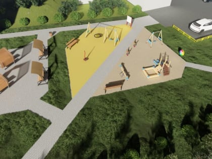 В Соломбале благоустроят сквер: показываем, как он будет выглядеть