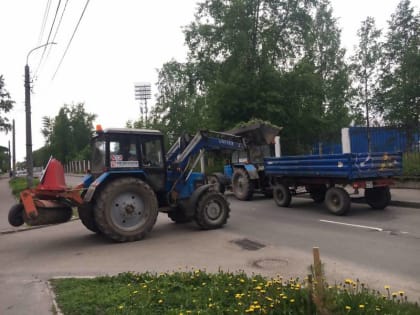 МДУ продолжает уборку архангельских дорог