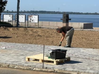 На площади Мира продолжается благоустройство