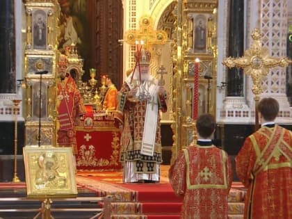 Митрополит Корнилий 24 мая сослужил Святейшему Патриарху Московскому и всея Руси Кириллу