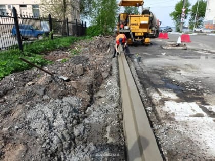 В Архангельске продолжается ремонт улиц по нацпроекту "Безопасные и качественные дороги"