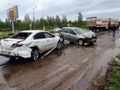 В Котласе произошло ДТП с участием нетрезвого водителя