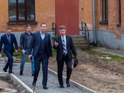 Современный спортзал будет открыт для лицеистов столицы Поморья к началу нового учебного года