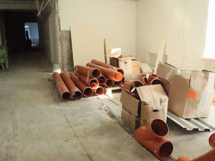 В первой горбольнице Архангельска продолжается ремонт приемного отделения