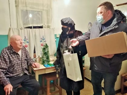 Поздравили ветерана