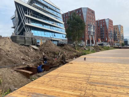 На набережной за Молодежным сквером – следующий этап благоустройства