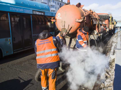 Началась масштабная работа по отогреву дренажно-ливневой системы Архангельска