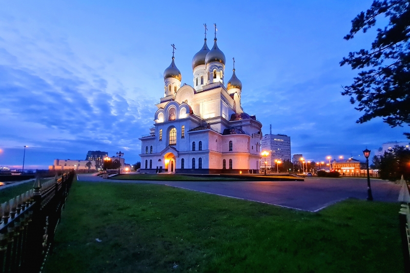 Успенская Боровская Церковь в Архангельске