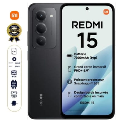 Xiaomi Redmi 15 Cameroun