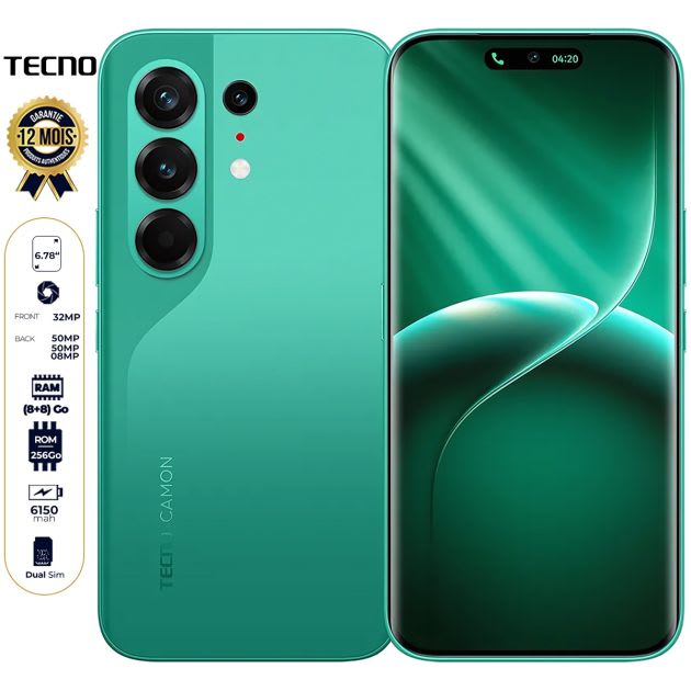 Tecno Camon 50 Pro — Xeption Cameroun
