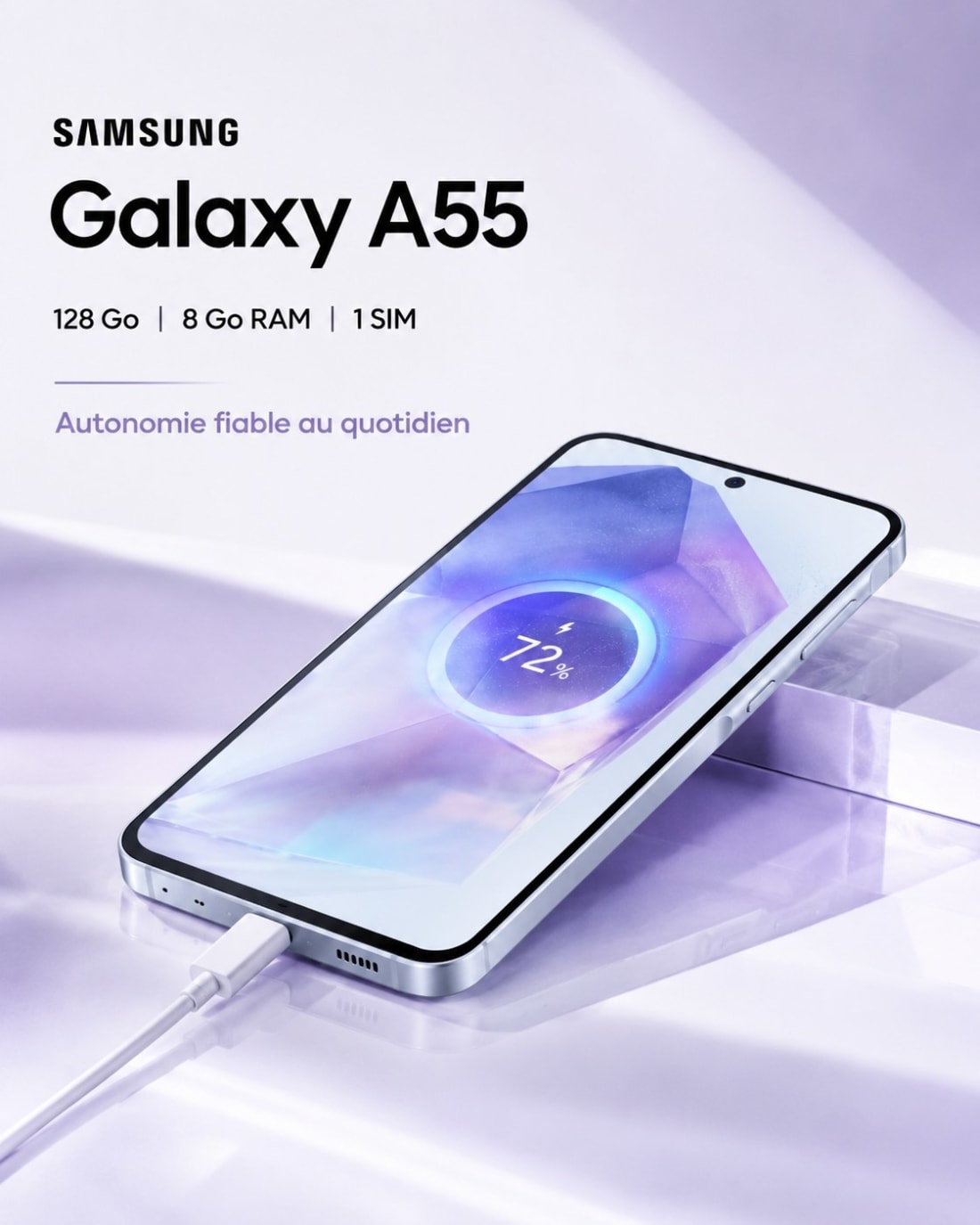 Samsung Galaxy A55 128 Go 8 GB RAM — Xeption Cameroun