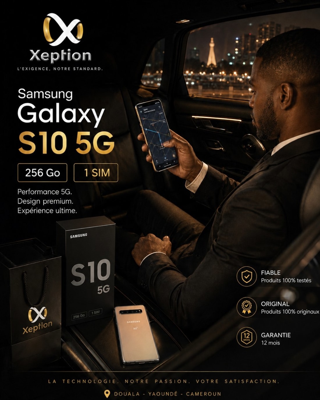 Samsung Galaxy S10 5G 256 Go — Xeption Cameroun