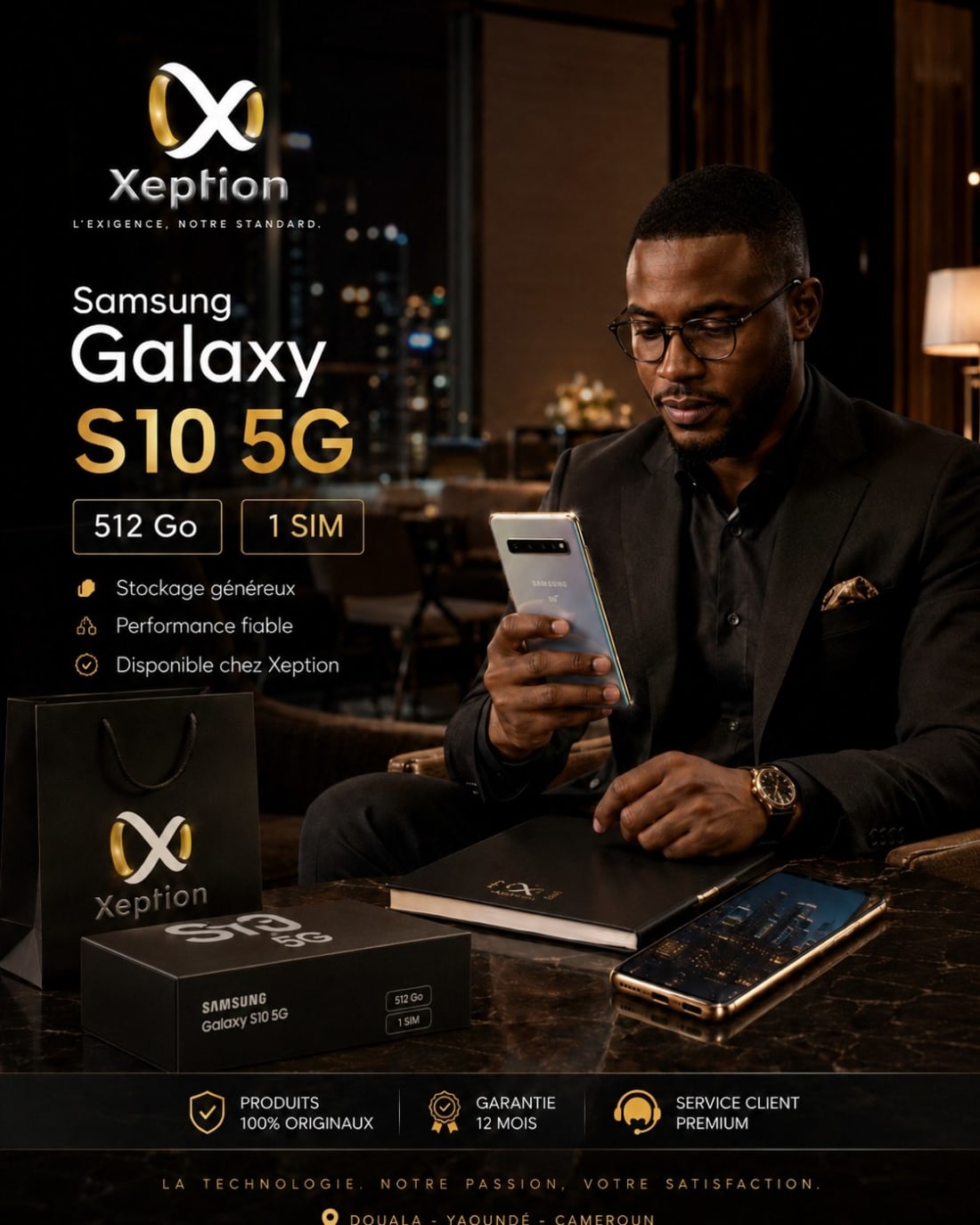 Samsung Galaxy S10 5G 512 Go — Xeption Cameroun