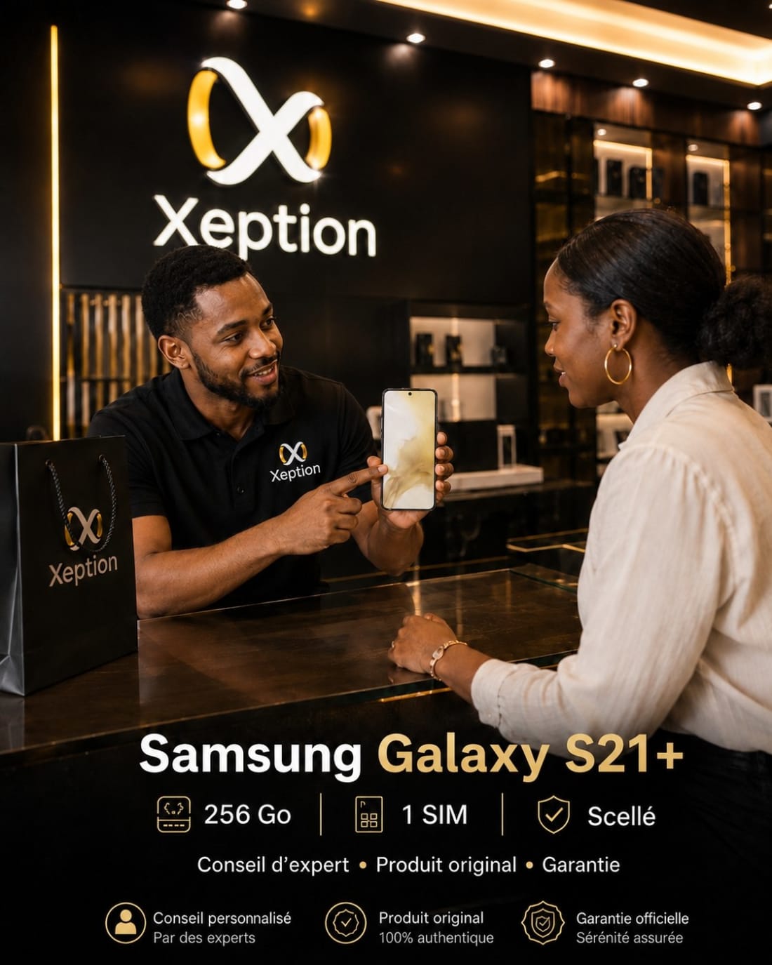 Samsung Galaxy S21+ 256 Go — Xeption Cameroun