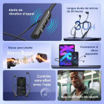 oraimo Necklace Lite Casque sans fil à vibration d'appel vue 2