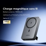 oraimo MagPower 15 10000mAh 38.5W Wireless and Wired Power Bank vue 1