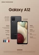 Samsung Galaxy A12 vue 3