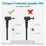 Chargeur Ordinateur Portable ASUS vue 5