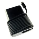 Chargeur adaptateur secteur Dell - 65 W - USB-C Type-C + câble d'alimentation à 2 broches vue 3