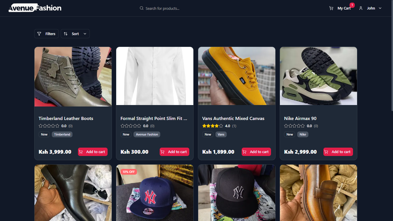 Avenue Fashion Screenshot