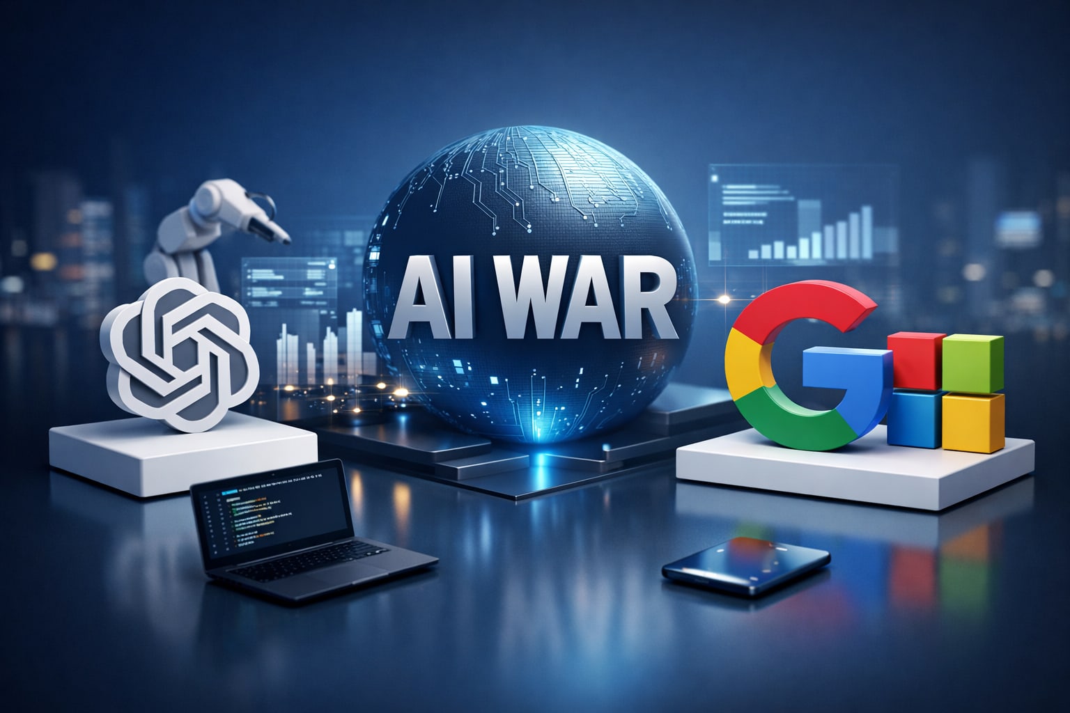 The AI War: How Tech Giants Are Fighting for the Future — and What It Means for Everyone Else