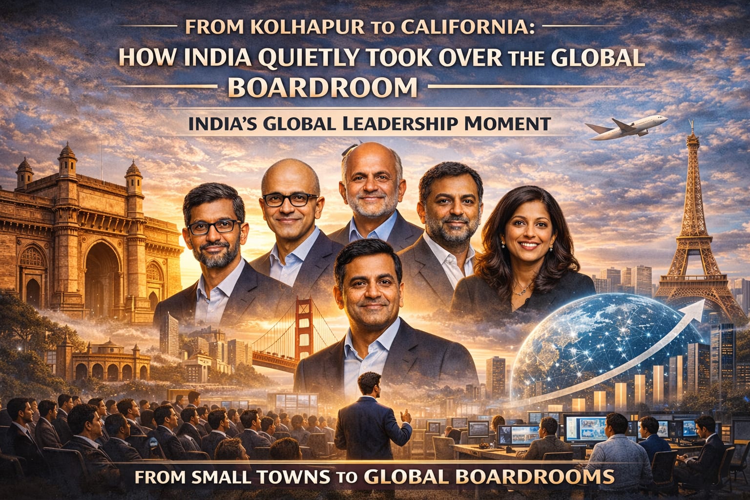 From Kolhapur to California: How India Quietly Took Over the Global Boardroom