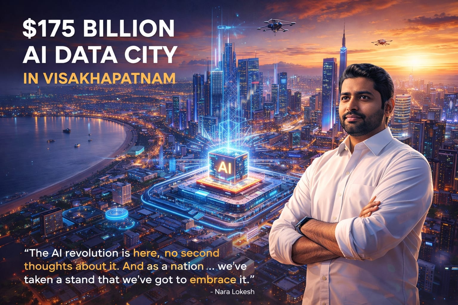 $175B Data City to Rise in Visakhapatnam: Massive AI Expansion