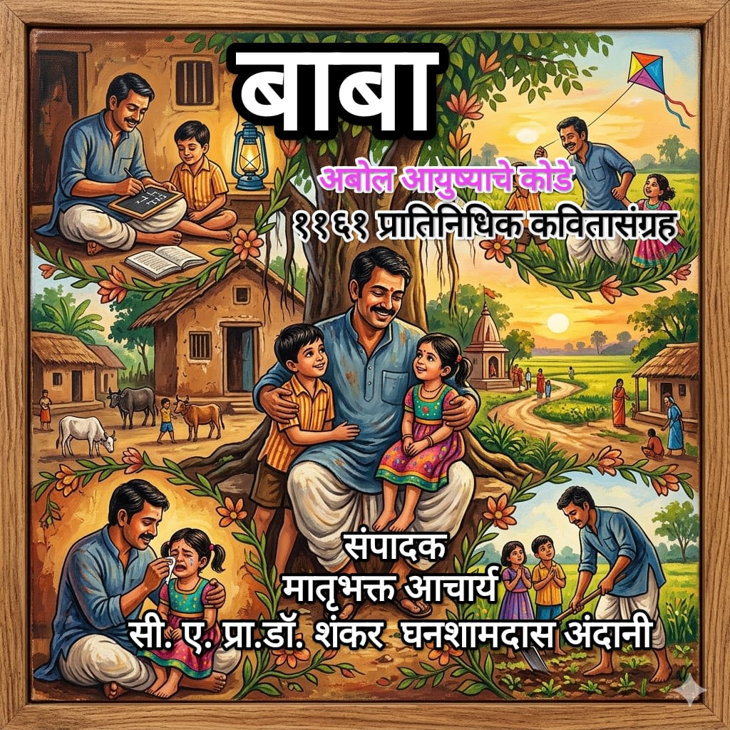 Dr. Shankar Ghanshamdas Andani Unveils Biggest Marathi Poetry Book “Baba – Abol Ayushyache Kode” Featuring 1161 Poems on Fatherhood