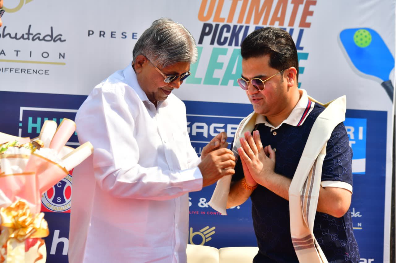 Hon. Chandrakant Patil Inaugurates Ultimate Pickleball League Presented by the Abhay Bhutada Foundation