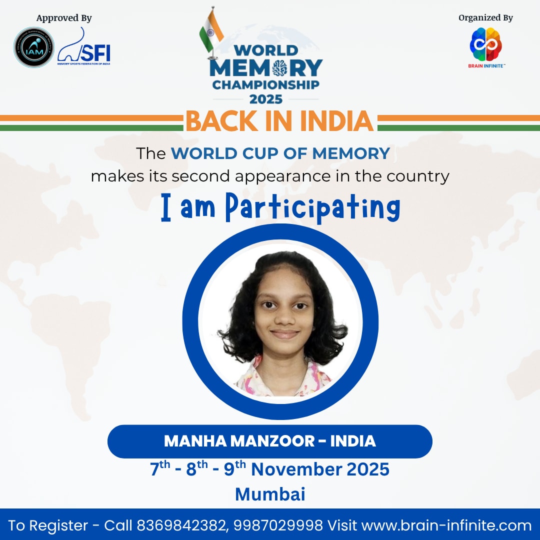 World Memory Championship 2025 – Mumbai, India