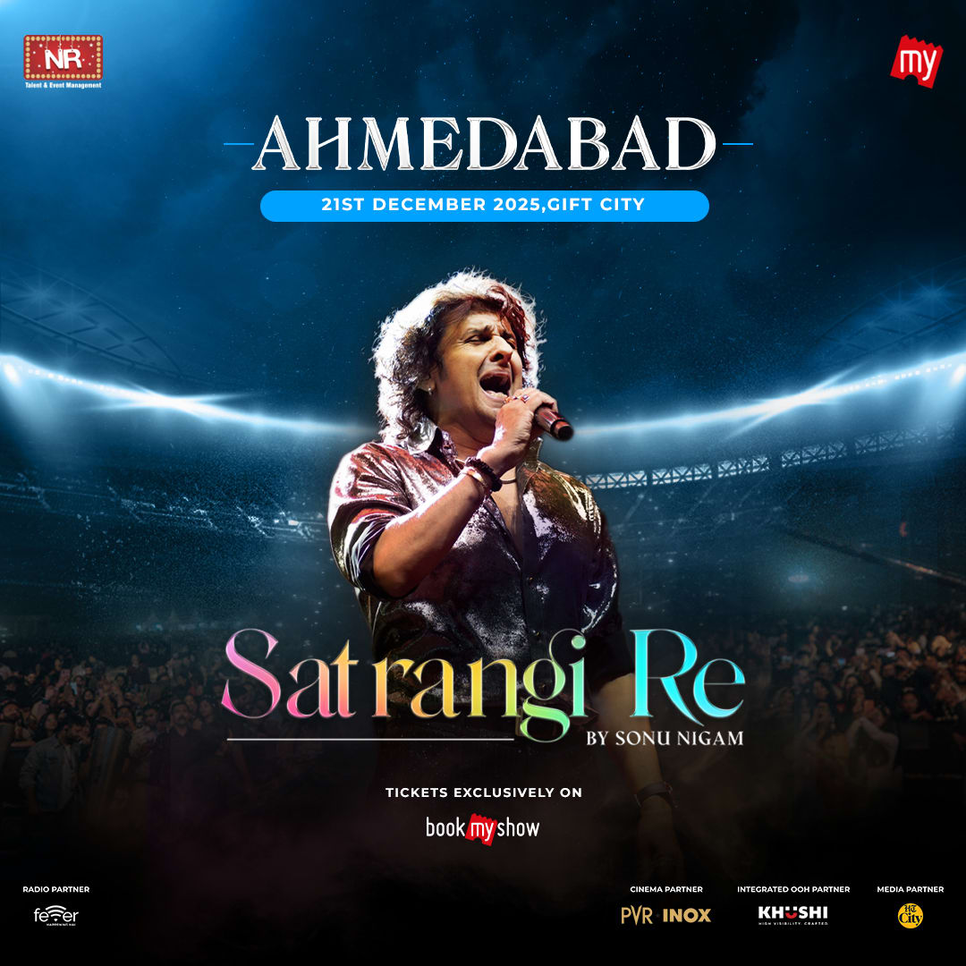 Sonu Nigam brings colourful musical spectacle Satrangi Re to Ahmedabad, the City of Colours, on December 21