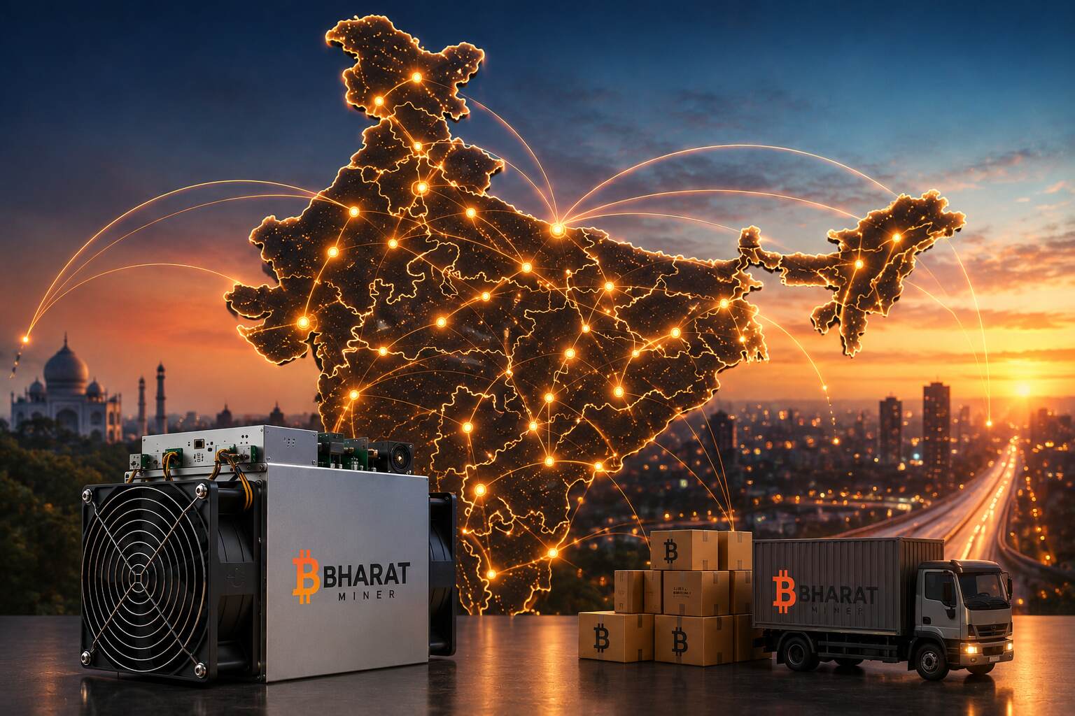 Bharat Miners Expands Nationwide: Now Delivering ASIC Mining Hardware to All 28 Indian States