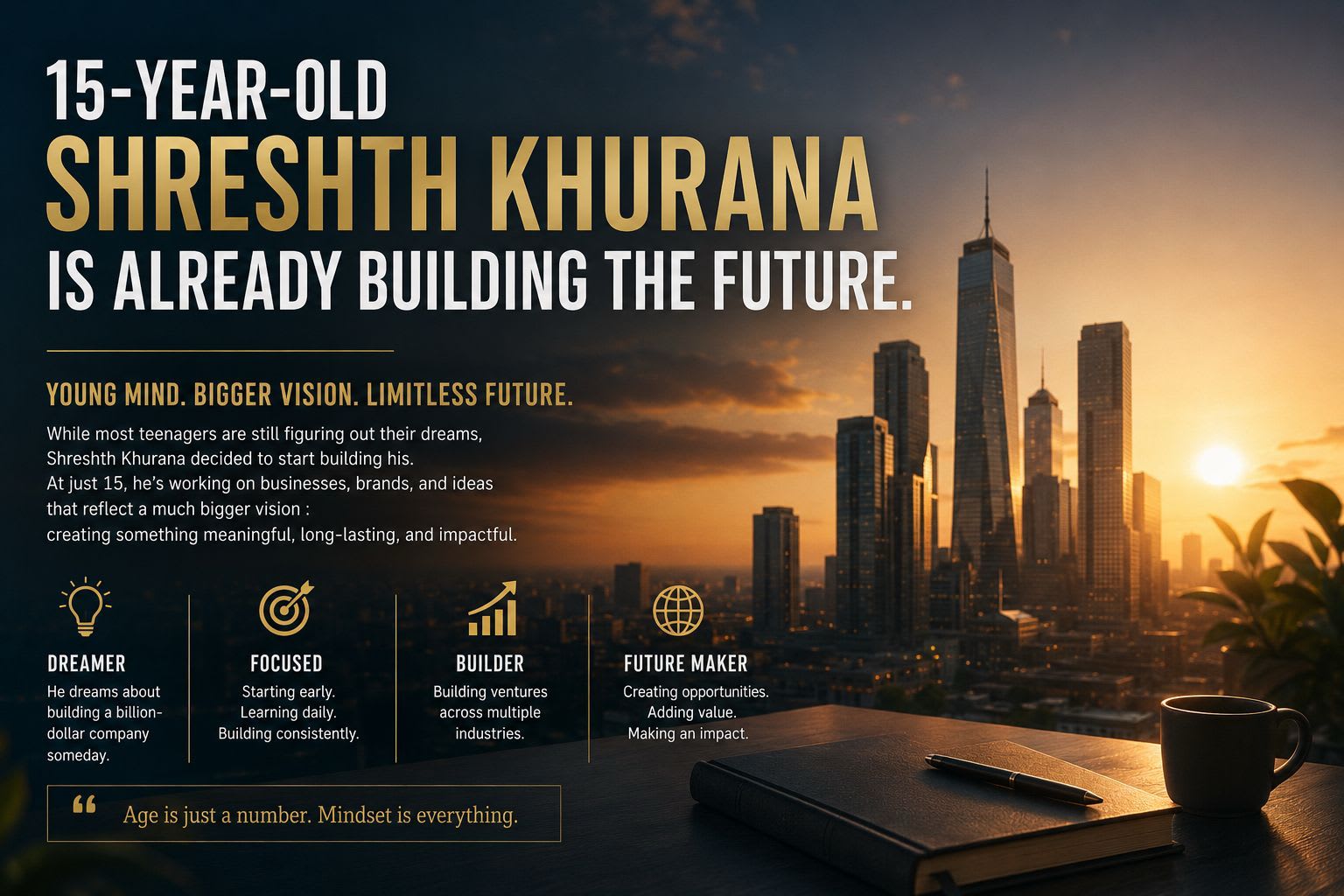 Youngest Entrepreneur: Shreshth Khurana Building a Global Business Ecosystem at 15