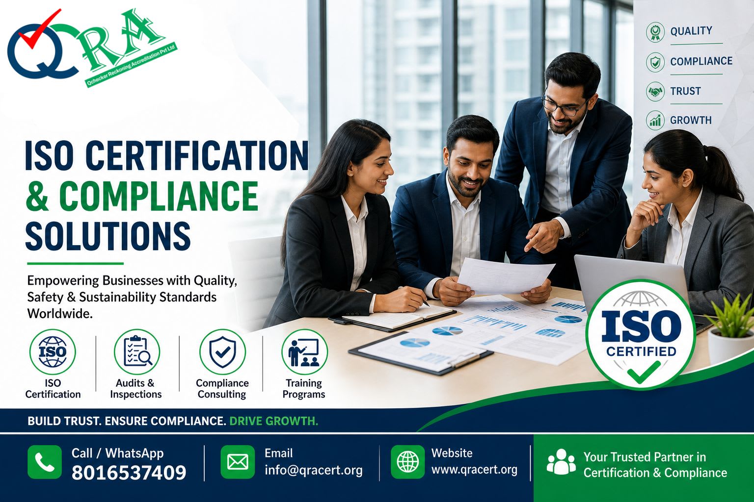 QRA Certification Strengthens Global Presence with Advanced Compliance & ISO Certification Solutions