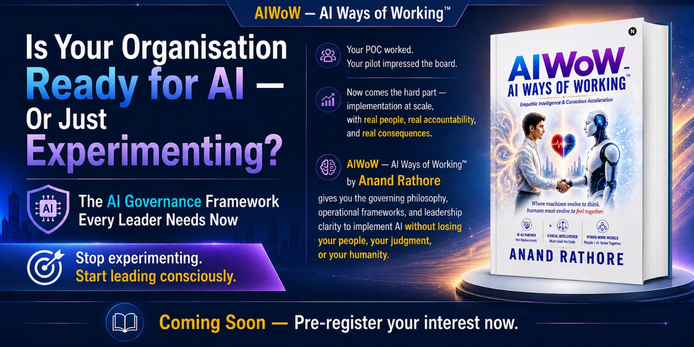 AIWoW - AI Ways of Working™ by Anand Rathore Answers the Question Every Leader Is Quietly Asking