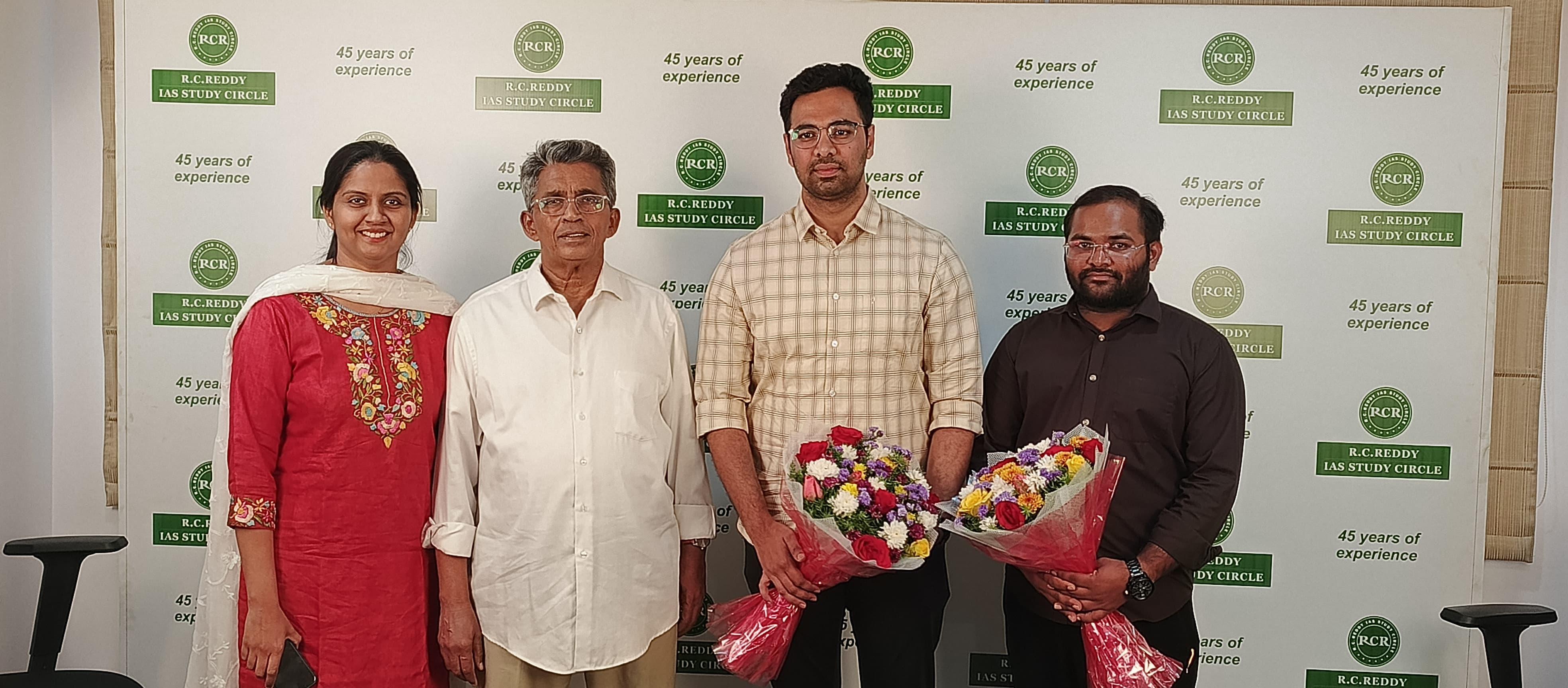 R.C. Reddy IAS Study Circle Produces Over 60 Successful Candidates in UPSC 2026