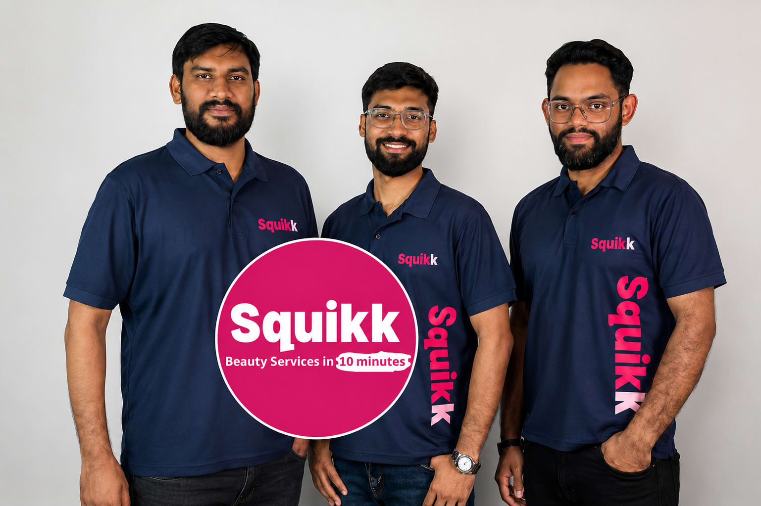 This Three Friends Built Squikk: Delivering Beauty Services at Home in 10 Minutes