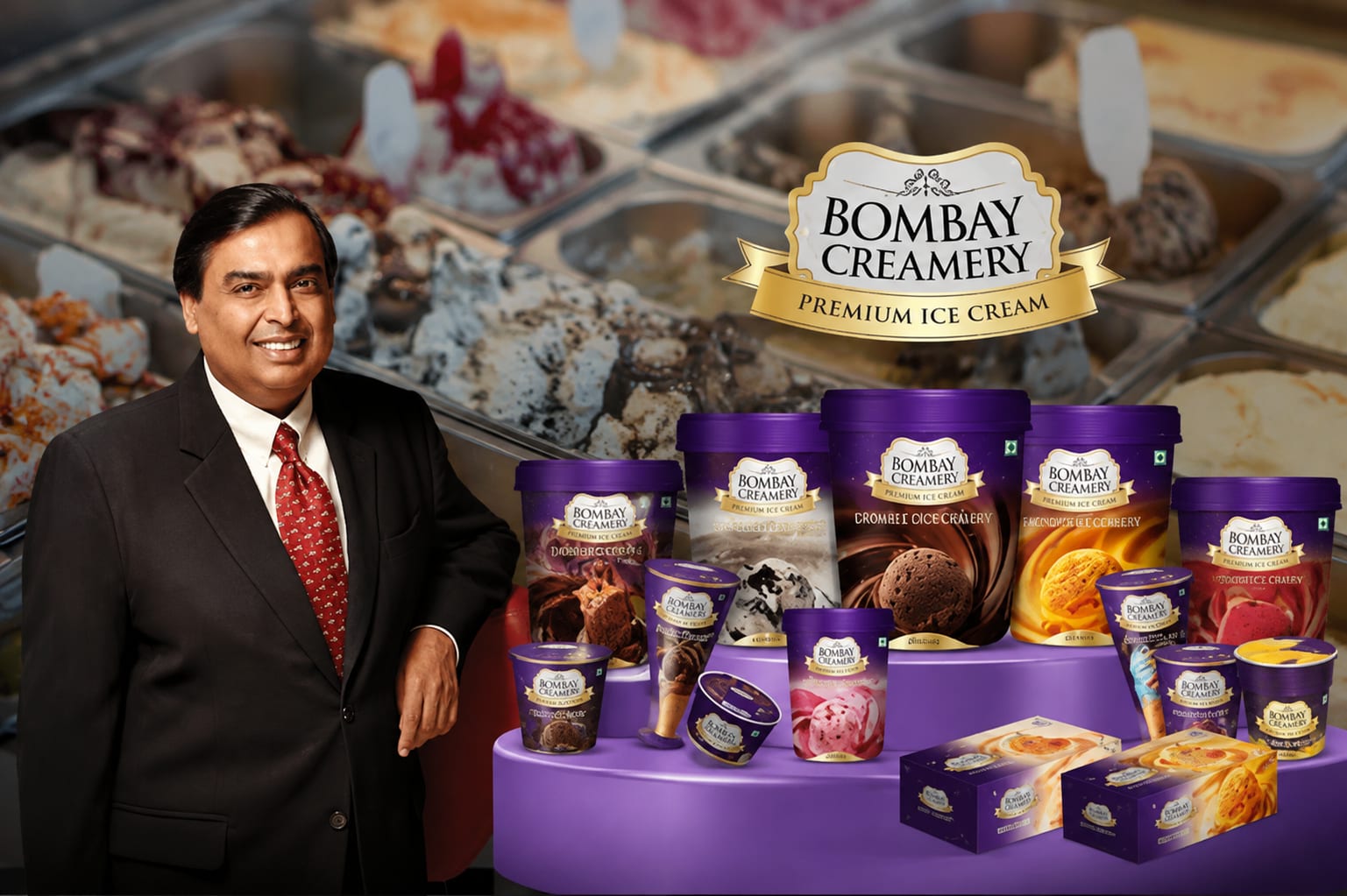 Reliance Enters Ice Cream Market with Bombay Creamery, Starting at Rs 10