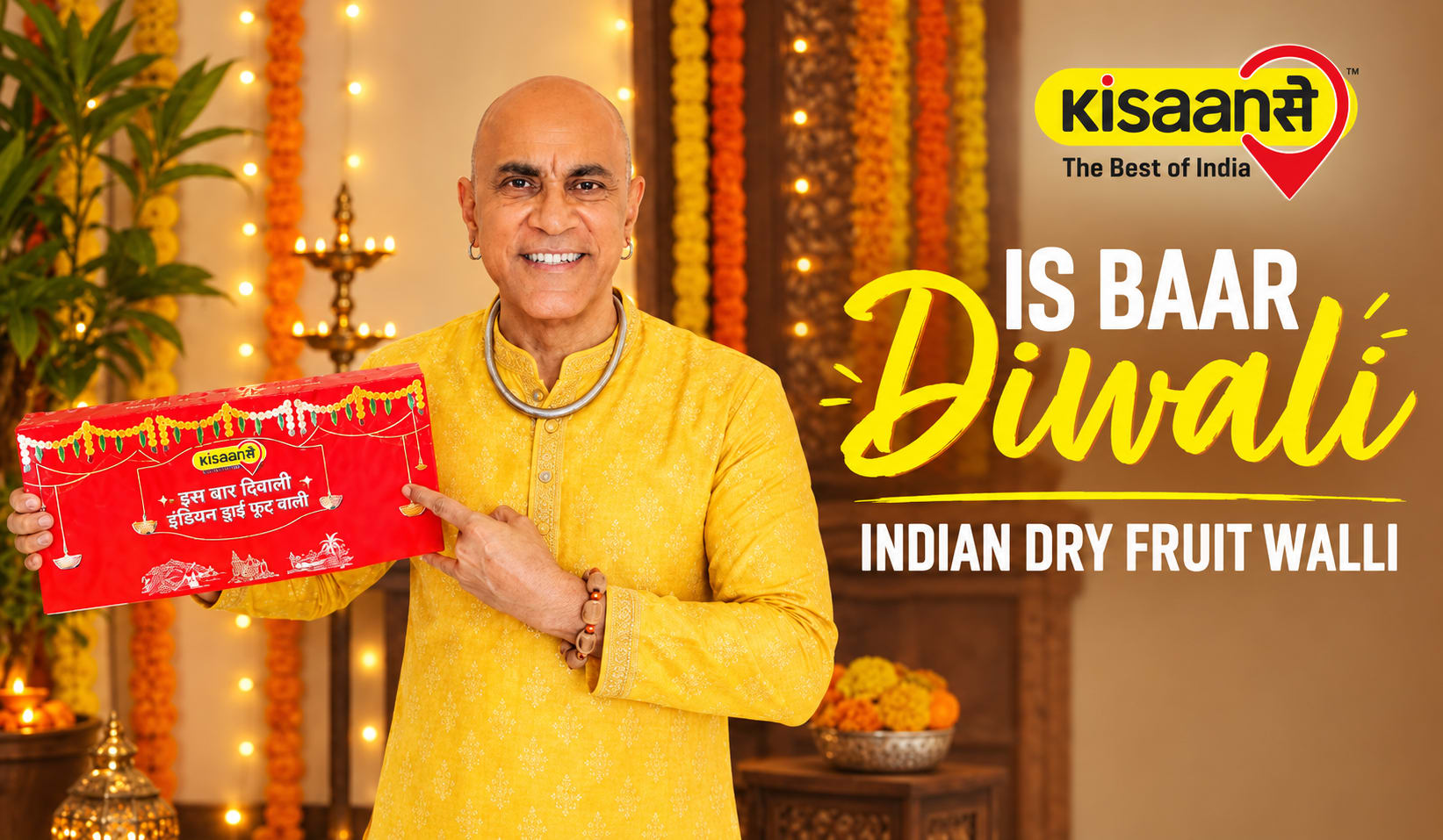 From Kashmir to Konkan: KisaanSay brings India’s dry-fruit story this Diwali with Baba Sehgal