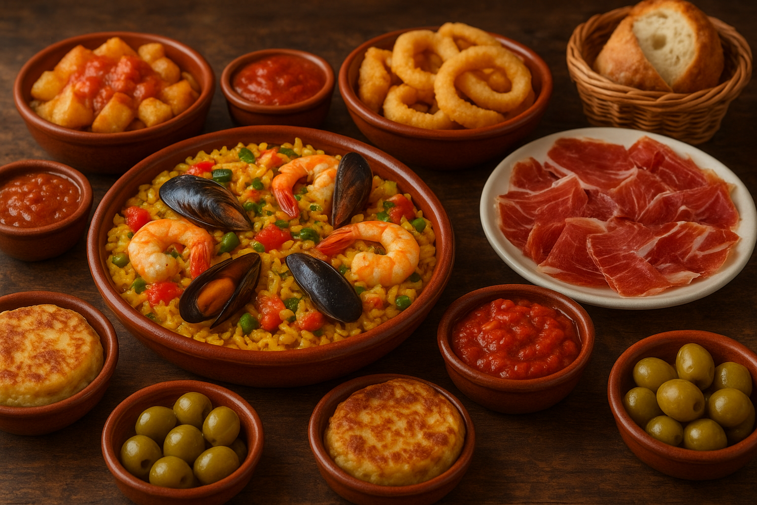 española