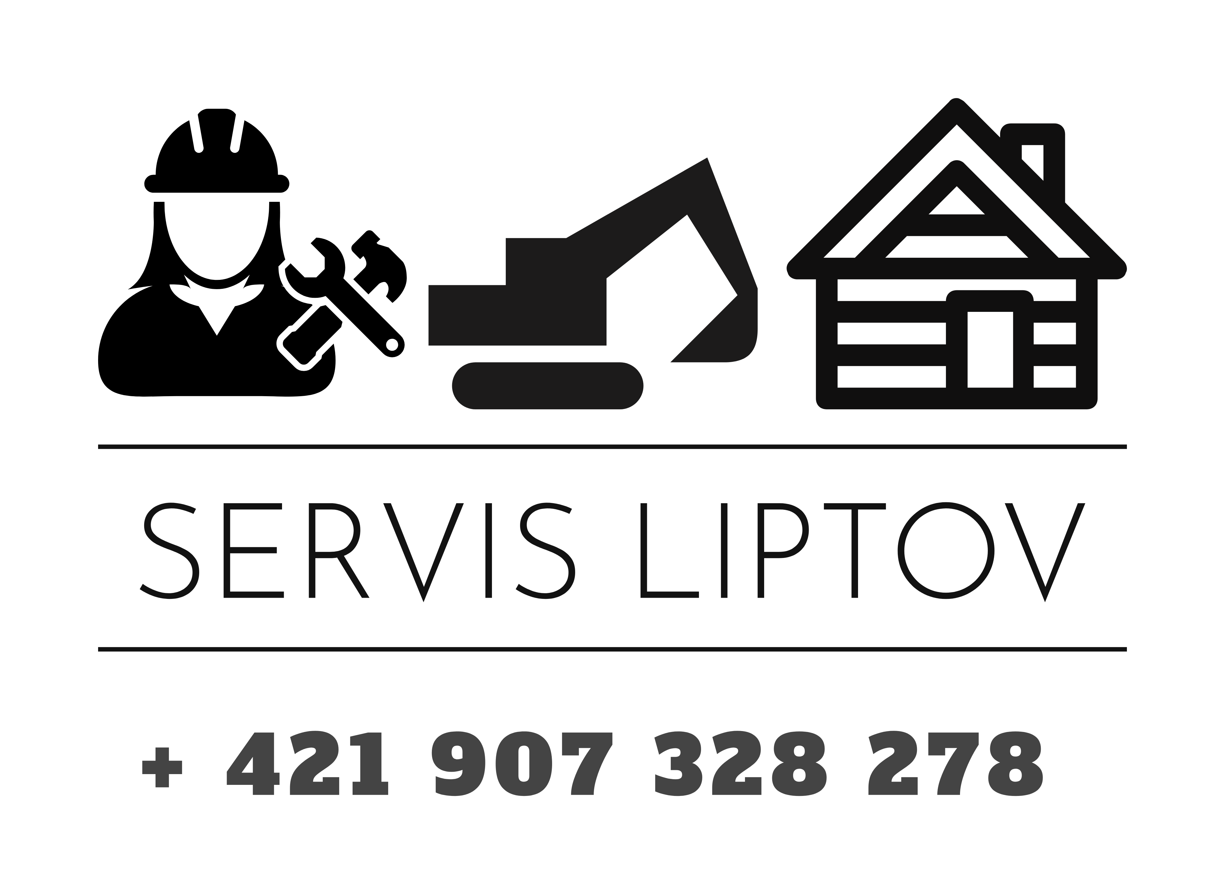 Realizácia firmy SERVIS LIPTOV s.r.o. – Výkopové práce / bagrista – Liptovský Mikuláš
