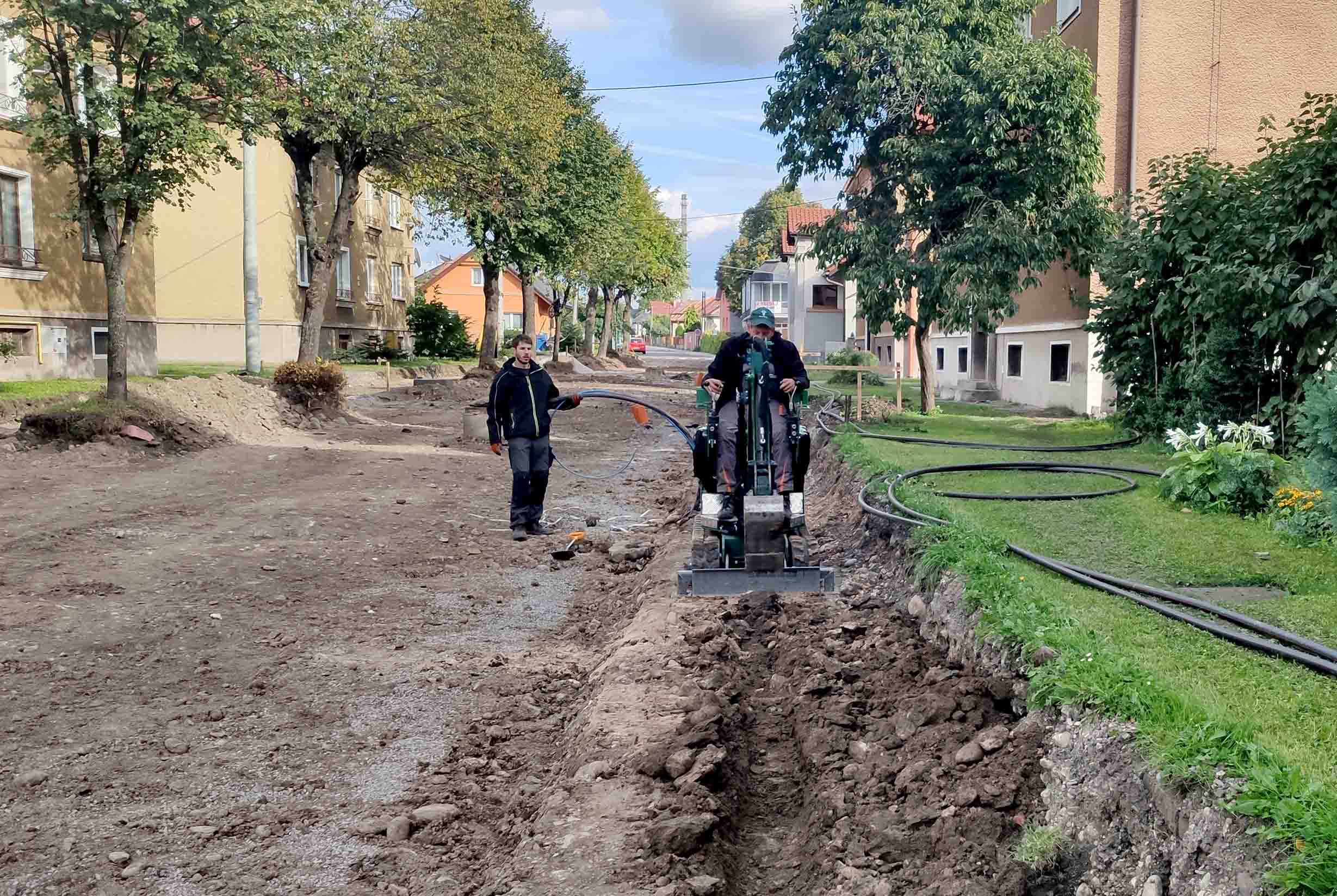 Realizácia firmy iWfann – Výkopové práce / bagrista – Bobrovec