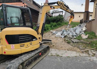 Realizácia firmy Zemné práce JAPETEK – Výkopové práce / bagrista – Liptovský Hrádok