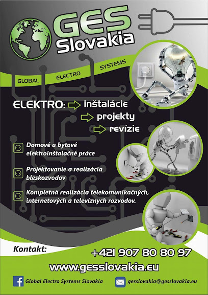 Realizácia firmy Global Electro Systems Slovakia – Elektrikári – Banská Bystrica