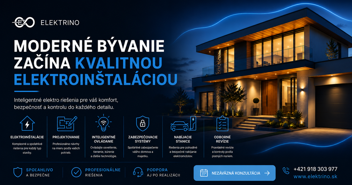 ELEKTRINO - revízie a elektroinštalácie Prešov