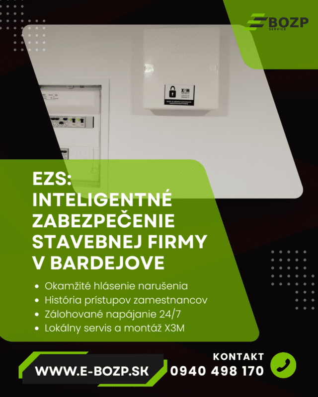 Realizácia firmy X3M Security - kamerové systémy - elektroinštalácie - zabezpečovacie systémy – Alarmy a kamery – Bardejov
